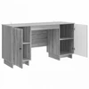 Stalas Pilka Sonoma Apdirbta mediena 142,5 x 50 x 75 cm
