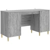 Stalas Pilka Sonoma Apdirbta mediena 142,5 x 50 x 75 cm