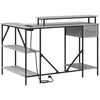 Stalas Pilkas Sonoma 120 x 79 x 86,5 cm Apdirbta mediena