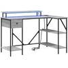 Stalas Pilkas Sonoma 120 x 79 x 86,5 cm Apdirbta mediena