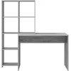 Stalas Pilkas Sonoma 138,5 x 55 x 143 cm Apdirbta mediena