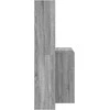 Stalas Pilkas Sonoma 138,5 x 55 x 143 cm Apdirbta mediena