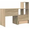 Stalas Sonoma ąžuolas 131,5 x 50 x 106,5 cm Apdirbta mediena