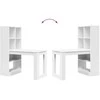 Stalas Balta Apdirbta mediena 122 x 67 x 145 cm
