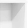 Stalas su lentyna Balta 91 x 50 x 149 cm Apdirbta mediena