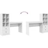 Stalas Balta 145,5 x 40 x 127 cm 2 vnt.