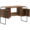 Stalas su saugojimo vieta Ąžuolo mediena 120 x 50.5 x 75.5 cm