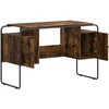 Stalas su saugojimo vieta Dūminio ąžuolo 120 x 50.5 x 75.5 cm