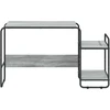 Stalas su saugojimo vieta Pilka Sonoma 131,5 x 50 x 75,5 cm