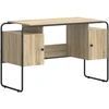 Stalas su saugojimo vieta Sonoma ąžuolas 120 x 50.5 x 75.5 cm