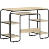 Stalas su saugojimo vieta Sonoma ąžuolas 113,5 x 52 x 75,5 cm