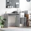 Stalas Betono pilka 120,5 x 44 x 88,5 cm Apdirbta mediena