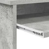Stalas Betono pilka 120,5 x 44 x 88,5 cm Apdirbta mediena