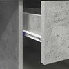 Stalas su stalčių Betono pilka 90 x 49 x 75 cm Apdirbta mediena