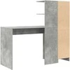 Stalas 2 pcs Betono pilka