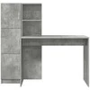 Stalas 2 pcs Betono pilka