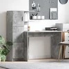 Stalas 2 pcs Betono pilka