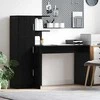Stalas 2 pcs Juodas ąžuolas