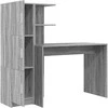 Stalas 2 pcs Pilkas Sonoma