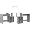 Stalas Pilkas Sonoma 120,5 x 44 x 88,5 cm Apdirbta mediena