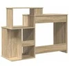 Stalas Sonoma ąžuolas 120,5 x 44 x 88,5 cm Apdirbta mediena