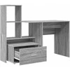 Stalas Pilkas Sonoma 131,5 x 50 x 106,5 cm Apdirbta mediena