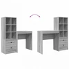Stalas Pilkas Sonoma 115,5 x 40 x 127 cm 2 vnt.