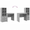 Stalas Pilkas Sonoma 125,5 x 50 x 127 cm 2 vnt.
