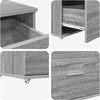 Stalas Pilkas Sonoma 131,5 x 50 x 106,5 cm Apdirbta mediena