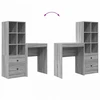 Stalas Pilkas Sonoma 105,5 x 34 x 127 cm 2 vnt.