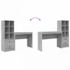 Stalas Pilkas Sonoma 145,5 x 40 x 127 cm 2 vnt.