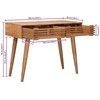 Rankų darbo stalas Teak medžio rudas 100 x 48 x 76 cm