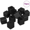 Stalčiaus laikiklis 12 vnt. Juoda 15 x 15 x 15mm PP kopolimeras