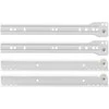 Stalčių bėgis 12 pcs Balta 250 mm Plienas