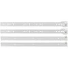 Stalčių bėgis 2 pcs Balta 400 mm Plienas
