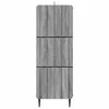 Stalčių spintelė Pilka sonoma ąžuolo 33 x 34,5 x 92 cm