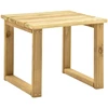 Staliukas prie saulės gulto, 30x30x26cm, impregnuota pušis