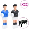 Stalo futbolo žaidėjai 12,7mm strypams, 22vnt.