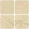 Stalo skraistė 5 vnt. Apvali Kreminė balta Ø 180 cm