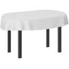 Stalo skraistė 5 vnt. Ovalo Balta 130 x 220 cm