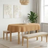 Stalo skraistė Ovalo Smėlio 160 x 220 cm Poliesteris