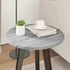 Stalo viršus Ø 40 x 1,5 cm Apvali Apdirbta mediena Pilka Sonoma