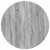 Stalo viršus Ø 70 x 1,5 cm Apvali Apdirbta mediena Pilka Sonoma