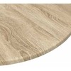 Stalo viršus Ø 60 x 1,5 cm Apvali Apdirbta mediena