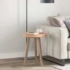Stalo viršus Šviesiai rudas Ø 40 x 4 cm Kietas ąžuolo medis