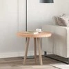 Stalo viršus Šviesiai rudas Ø 60 x 4 cm Kietas ąžuolo medis