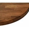 Stalo viršus Ø 70 x 2,5 cm Apvali Kietas ąžuolo medis