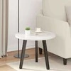 Stalo viršus Ypatingai blizgi balta Ø 50 x 1,5 cm