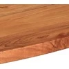 Stalviršis, 110x40x3,8cm, akacijos masyvas, ovalo formos