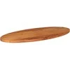 Stalviršis, 140x60x3,8cm, akacijos masyvas, ovalo formos